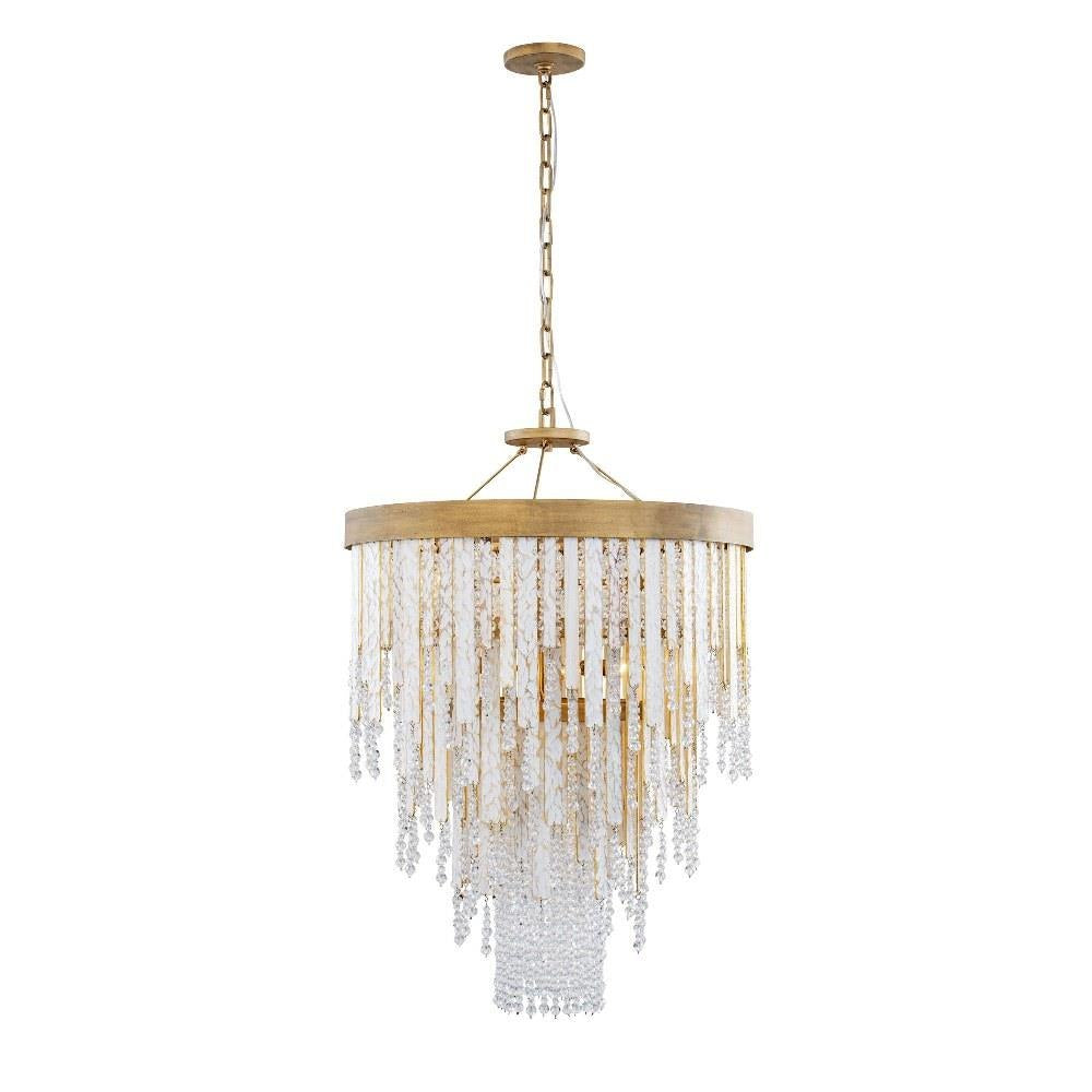 Varaluz Lighting - 359C07HG - Lafayette 7-Light Chandelier in Coastal Style 34.75 Inches Tall and 24 Wide