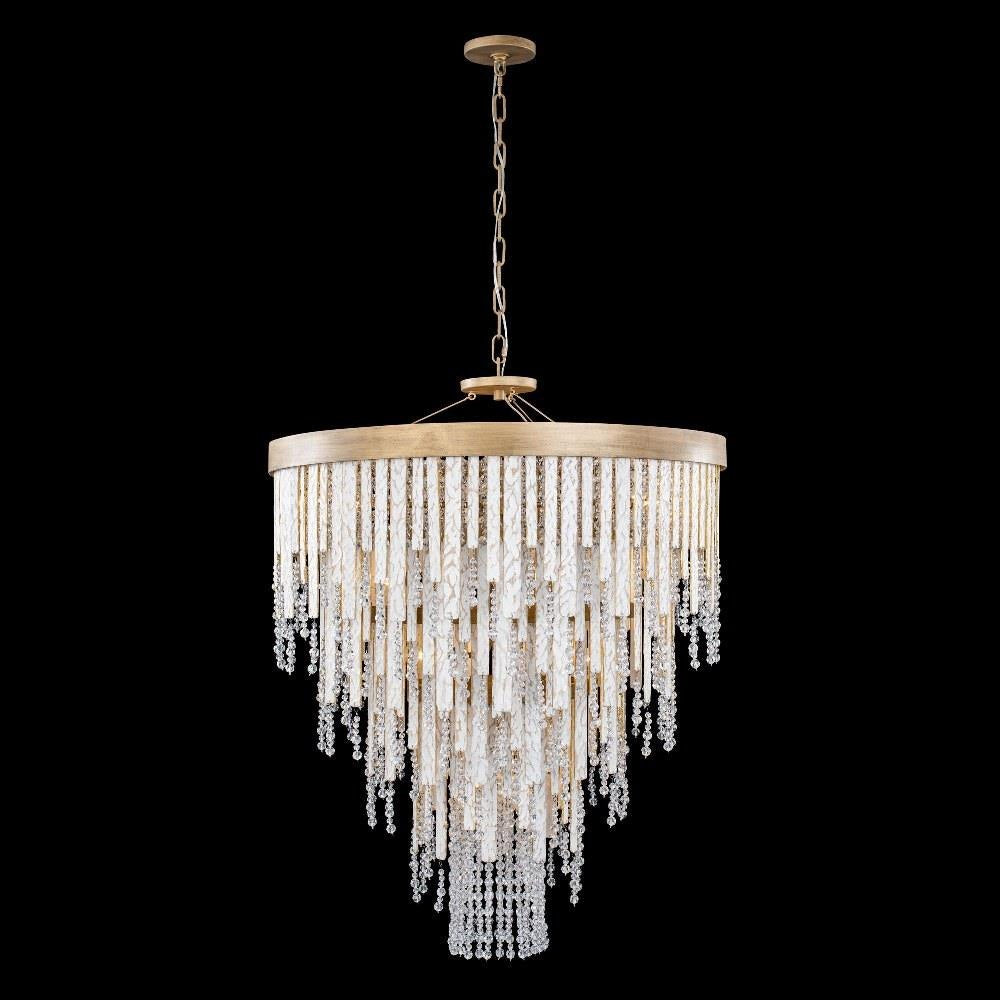 Varaluz Lighting - 359C13HG - Lafayette 13-Light Chandelier in Coastal Style 39.25 Inches Tall and 30 Wide