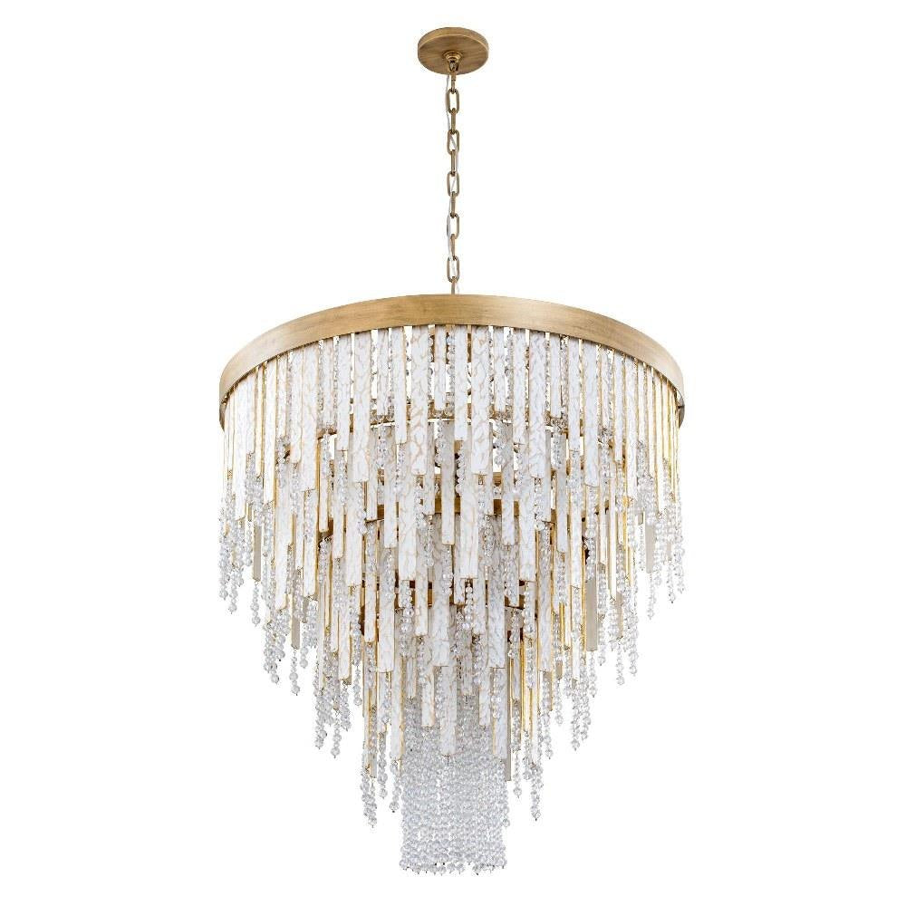 Varaluz Lighting - 359C13HG - Lafayette 13-Light Chandelier in Coastal Style 39.25 Inches Tall and 30 Wide