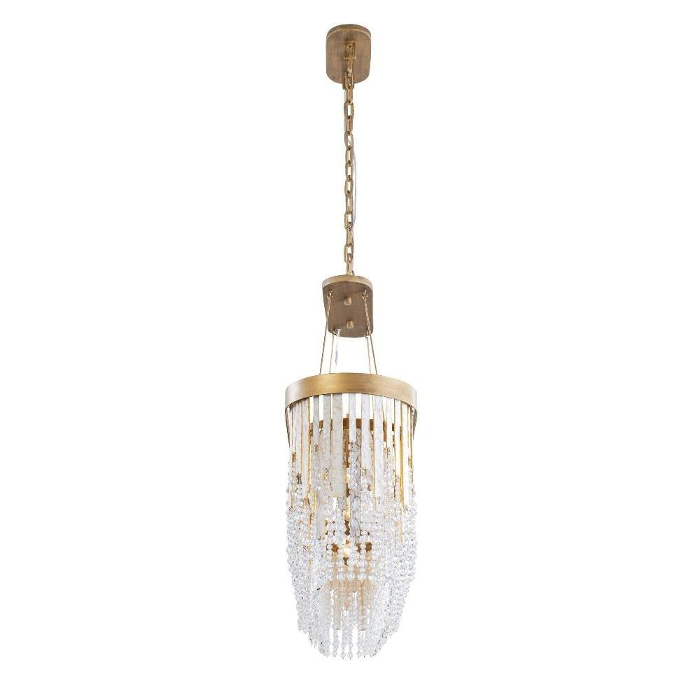Varaluz Lighting - 359N06HG - Lafayette 6-Light Linear Pendant in Coastal Style 30.5 Inches Tall and 48 Wide