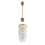 Varaluz Lighting - 359N06HG - Lafayette 6-Light Linear Pendant in Coastal Style 30.5 Inches Tall and 48 Wide