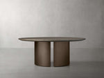 Saint Germain Round Wood Coffee Table with Dauphine Base