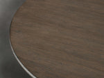 Saint Germain Round Wood Coffee Table with Dauphine Base