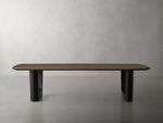 Saint Germain 72" Wood Coffee Table with Rennes Base