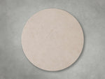 Saint Germain Round Stone Coffee Table with Clement Base