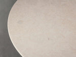 Saint Germain Round Coffee Table with Metal Dauphine Base