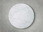 Saint Germain Round Stone Coffee Table with Dauphine Base