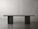 Saint Germain Stone Coffee Table with Dauphine Base