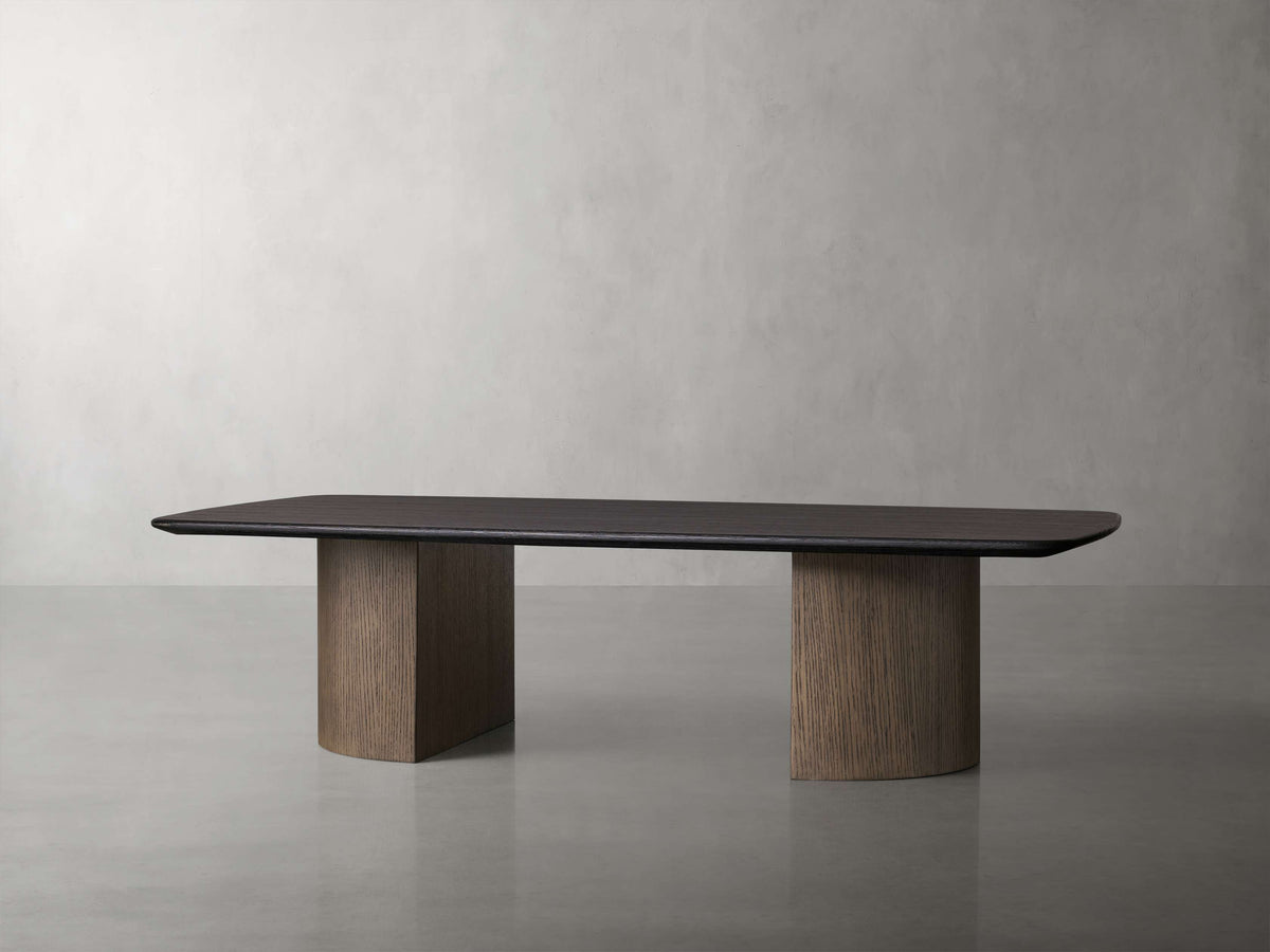 Saint Germain 72" Wood Coffee Table with Dauphine Base