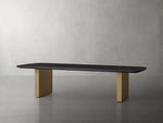 Saint Germain 72" Coffee Table with Clement Base