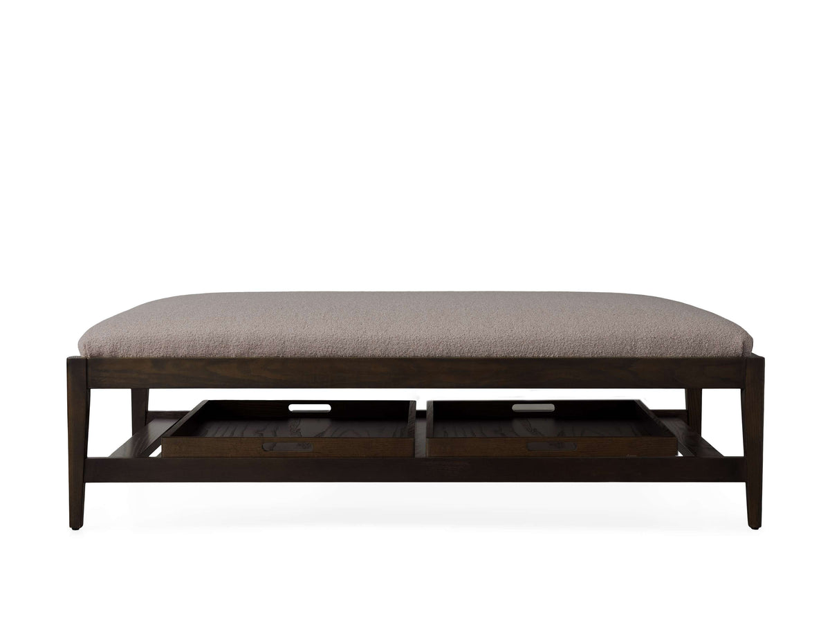 Kent Ottoman with Trays