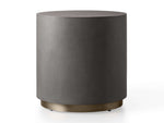 Malone Round Plinth End Table