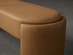 Micah Leather Bench