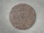 Saint Germain Round Stone Coffee Table with Rennes Base