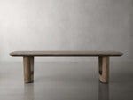 Saint Germain Stone Coffee Table with Rennes Base