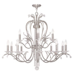 Nickel 38-Inch 15-Light Chandelier
