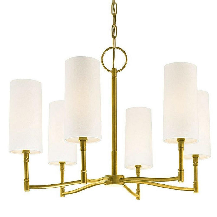 Hudson Valley Lighting - 366-PN - Dillion - Six Light Chandelier - 25 Inches Wide by 18 Inches High