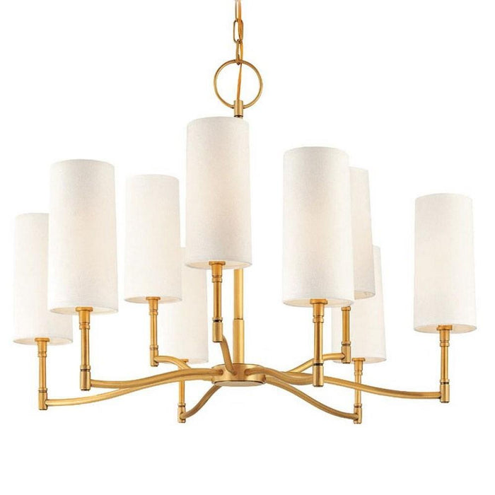 Hudson Valley Lighting - 369-PN - Dillion - Nine Light Chandelier - 30 Inches Wide by 22.5 Inches High