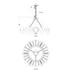 Varaluz Lighting - 370C06MB - Cosmos - 6 Light Chandelier In Industrial Style-17.75 Inches Tall and 30 Inches Wide