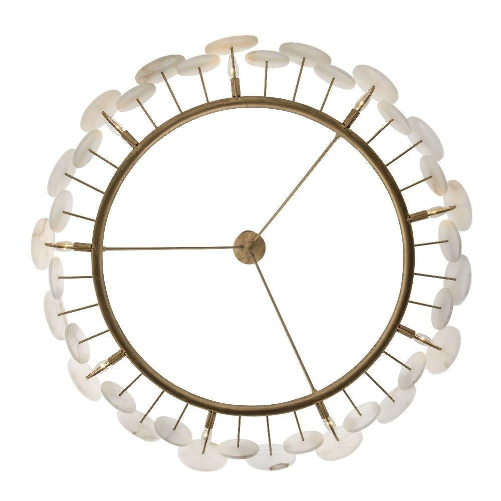 Varaluz Lighting - 370C09HG - Cosmos - 9 Light Chandelier In Industrial Style-26.75 Inches Tall and 48 Inches Wide