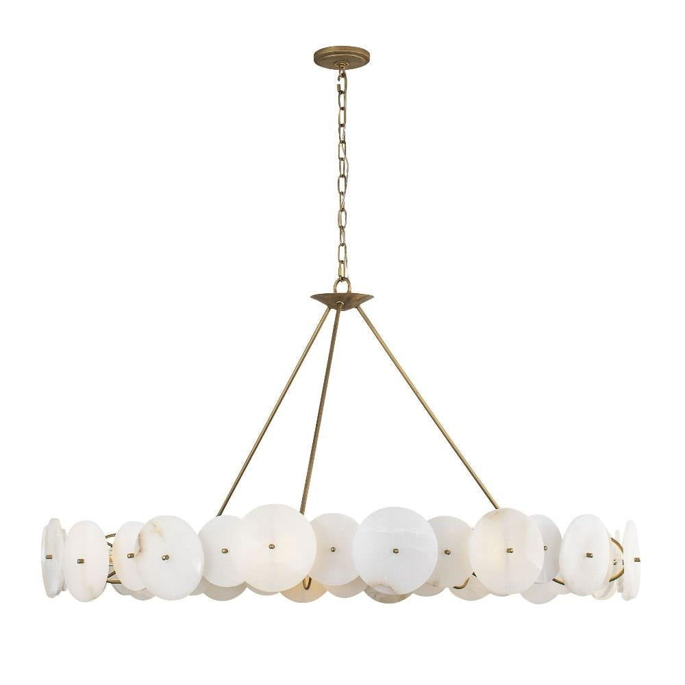 Varaluz Lighting - 370C09HG - Cosmos - 9 Light Chandelier In Industrial Style-26.75 Inches Tall and 48 Inches Wide