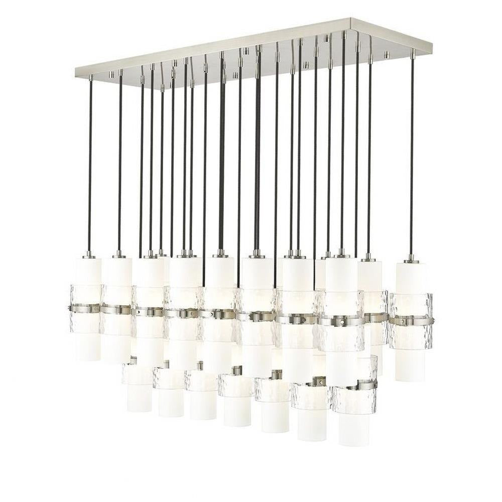 Bailey Street Home - 159-BEL-1325373 - Masefield Dale - 23 Light Linear Chandelier In Modern Style-16.75 Inches Tall and 18 Inches Wide