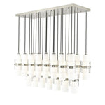 Bailey Street Home - 159-BEL-1325373 - Masefield Dale - 23 Light Linear Chandelier In Modern Style-16.75 Inches Tall and 18 Inches Wide