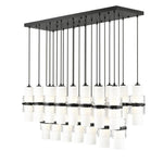 Bailey Street Home - 159-BEL-1325373 - Masefield Dale - 23 Light Linear Chandelier In Modern Style-16.75 Inches Tall and 18 Inches Wide