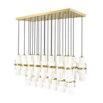Bailey Street Home - 159-BEL-1325373 - Masefield Dale - 23 Light Linear Chandelier In Modern Style-16.75 Inches Tall and 18 Inches Wide