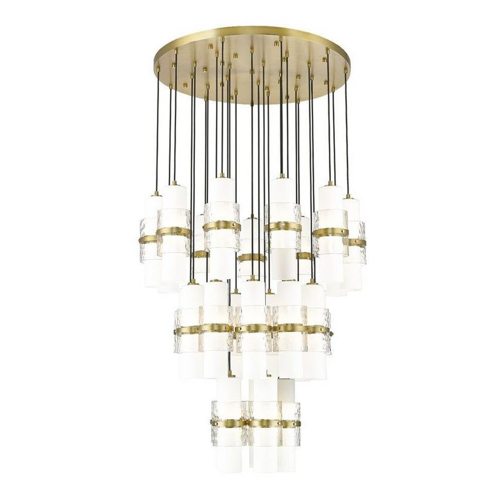 Bailey Street Home - 159-BEL-1325374 - Masefield Dale - 27 Light Chandelier In Modern Style-16.75 Inches Tall and 36 Inches Wide