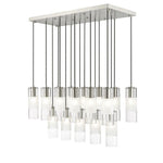 Bailey Street Home - 372-BEL-1325508 - Rock Quadrant - 17 Light Linear Chandelier In Contemporary Style-14.25 Inches Tall and 18 Inches Wide