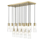 Bailey Street Home - 372-BEL-1325508 - Rock Quadrant - 17 Light Linear Chandelier In Contemporary Style-14.25 Inches Tall and 18 Inches Wide