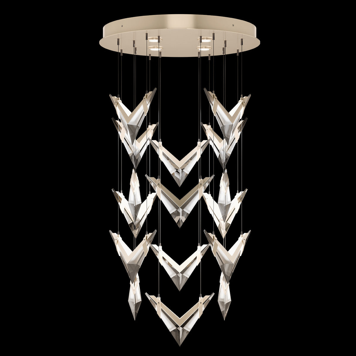 BLADE 32"W Round Pendant