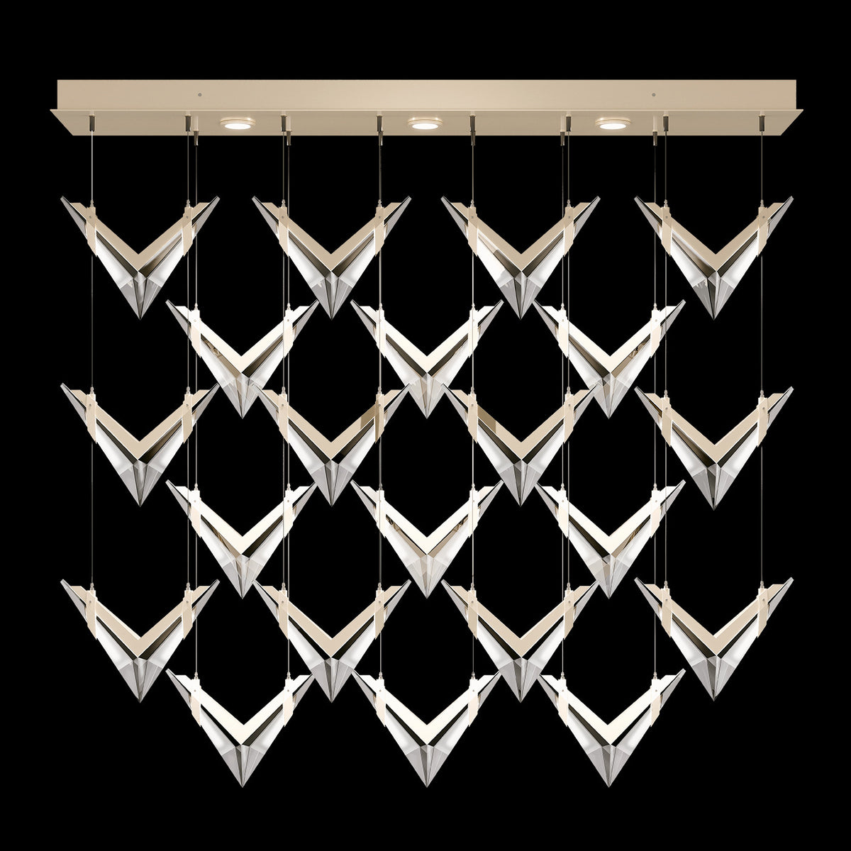 BLADE 62"W Rectangular Pendant