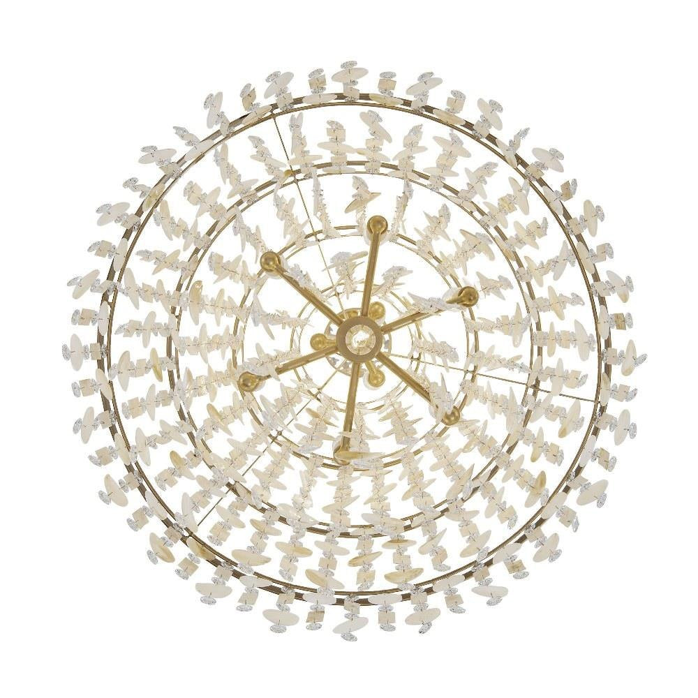 Varaluz Lighting - 377C10FG - Kalani - 10 Light 4-Tier Chandelier In Coastal Style-28.75 Inches Tall and 28 Inches Wide