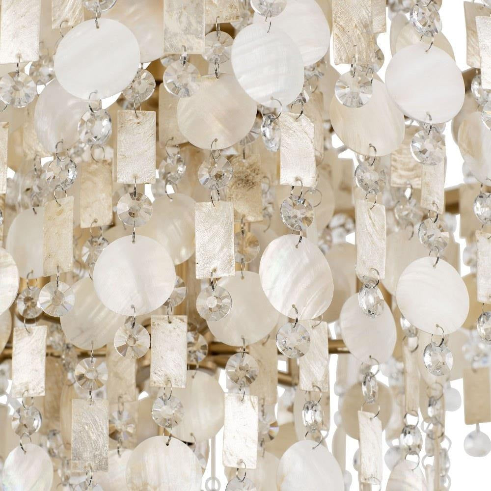 Varaluz Lighting - 377C10FG - Kalani - 10 Light 4-Tier Chandelier In Coastal Style-28.75 Inches Tall and 28 Inches Wide