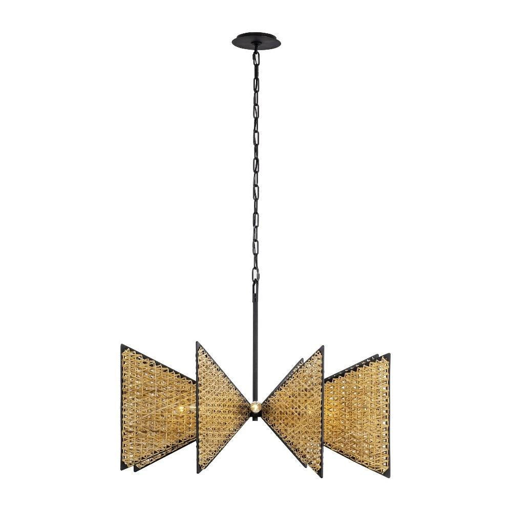 Varaluz Lighting - 379C08MBS - Machina - 8 Light Chandelier In Modern Style-22.5 Inches Tall and 32 Inches Wide