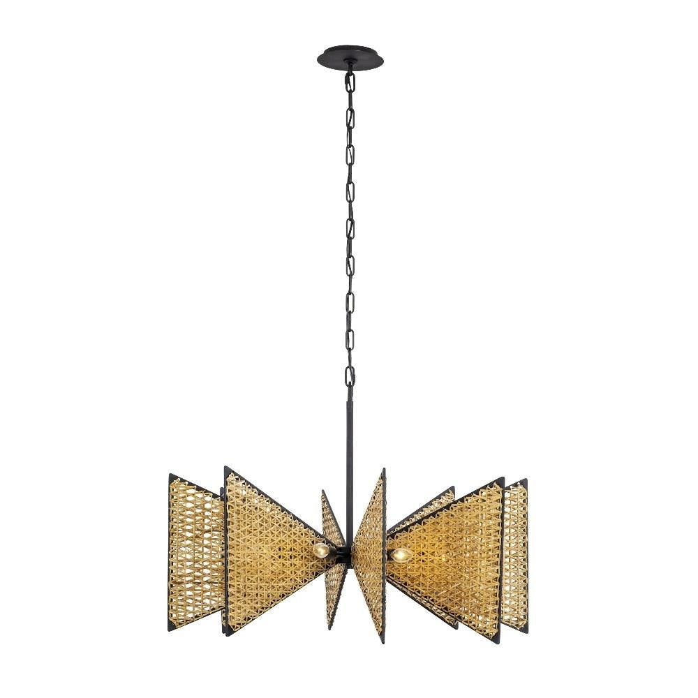 Varaluz Lighting - 379C08MBS - Machina - 8 Light Chandelier In Modern Style-22.5 Inches Tall and 32 Inches Wide