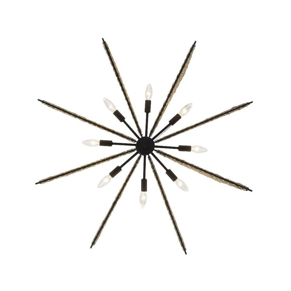 Varaluz Lighting - 379C08MBS - Machina - 8 Light Chandelier In Modern Style-22.5 Inches Tall and 32 Inches Wide