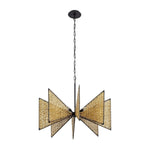 Varaluz Lighting - 379C08MBS - Machina - 8 Light Chandelier In Modern Style-22.5 Inches Tall and 32 Inches Wide