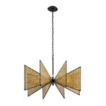 Varaluz Lighting - 379C08MBS - Machina - 8 Light Chandelier In Modern Style-22.5 Inches Tall and 32 Inches Wide