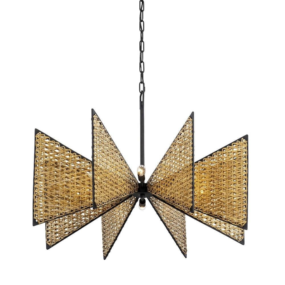 Varaluz Lighting - 379C08MBS - Machina - 8 Light Chandelier In Modern Style-22.5 Inches Tall and 32 Inches Wide
