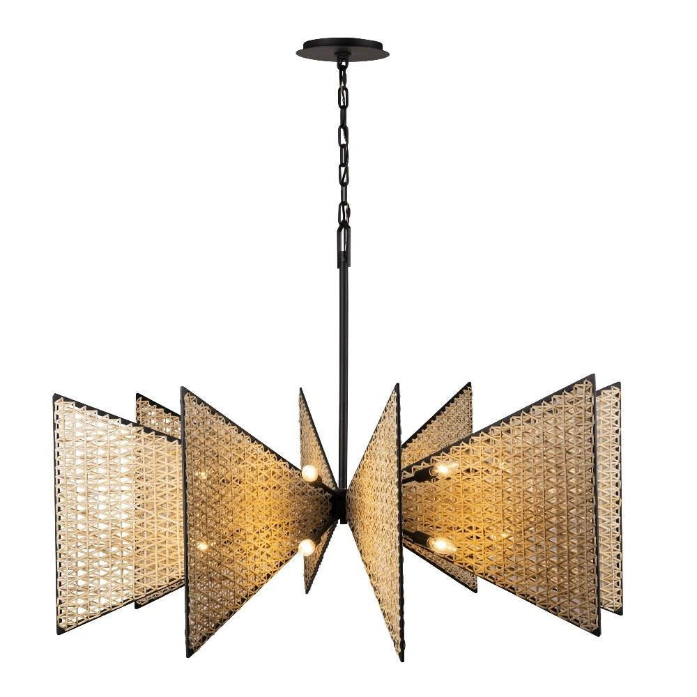 Varaluz Lighting - 379C16MBS - Machina - 16 Light Chandelier In Modern Style-33 Inches Tall and 48 Inches Wide