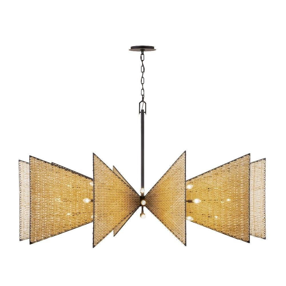Varaluz Lighting - 379C30MBS - Machina - 30 Light Chandelier In Modern Style-41.5 Inches Tall and 73 Inches Wide