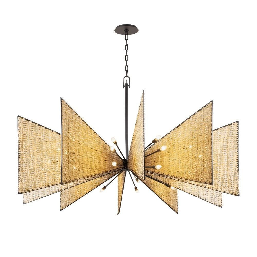 Varaluz Lighting - 379C30MBS - Machina - 30 Light Chandelier In Modern Style-41.5 Inches Tall and 73 Inches Wide
