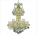 Gold 36 Light 64-in Chandelier