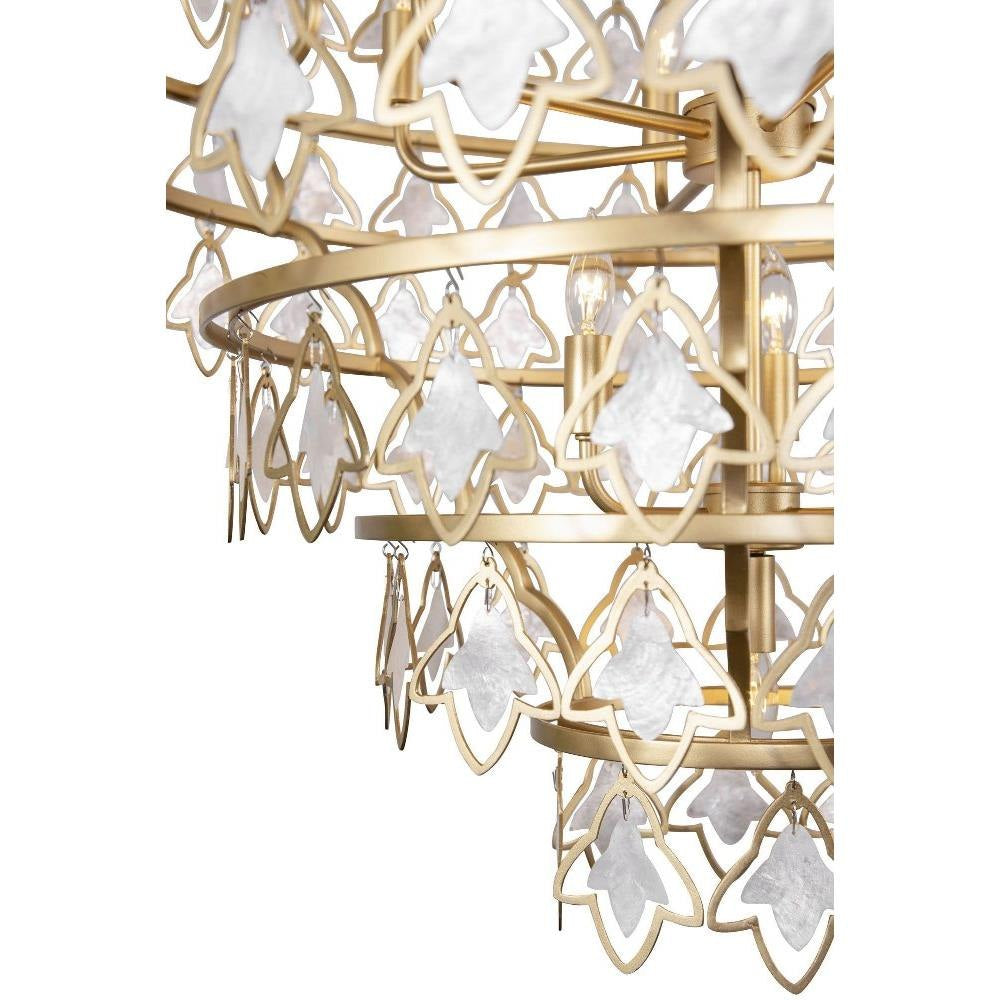 Varaluz Lighting - 386C10FG - Fleur - 10 Light Chandelier In Industrial Style-27.25 Inches Tall and 36 Inches Wide
