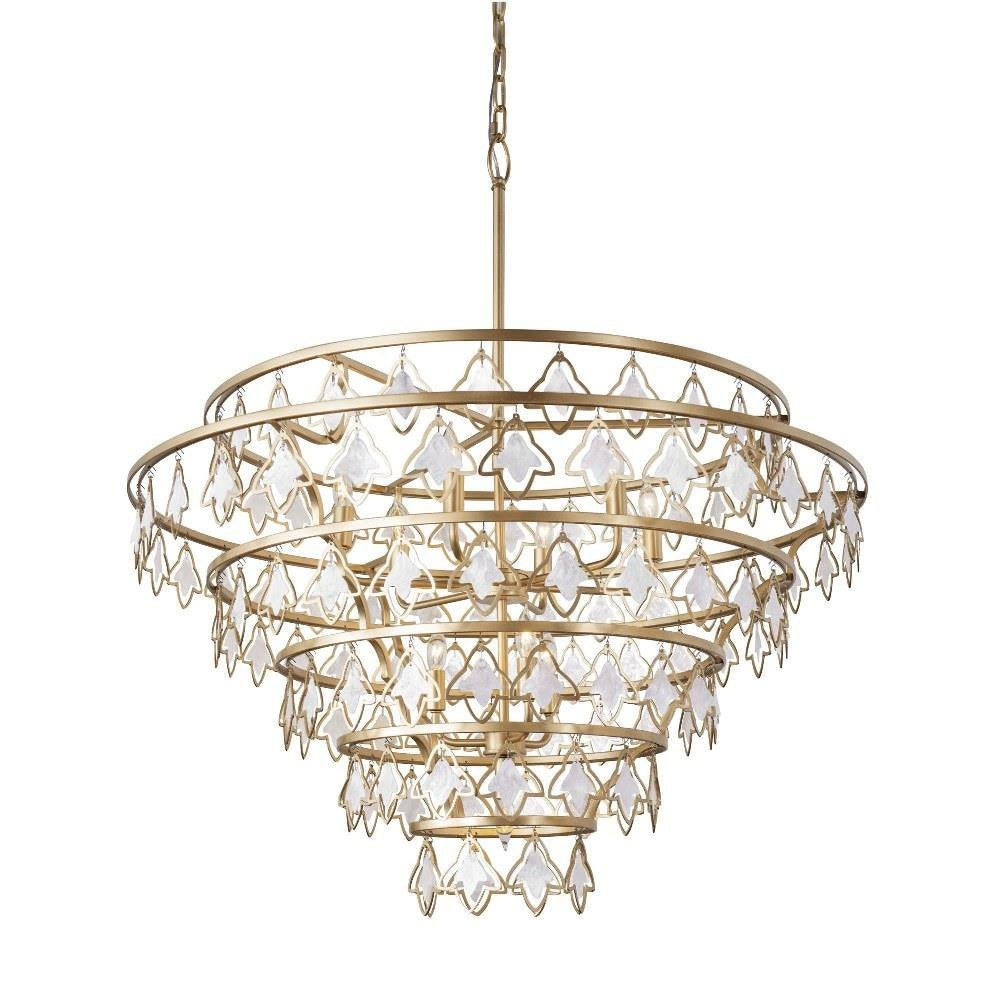 Varaluz Lighting - 386C10FG - Fleur - 10 Light Chandelier In Industrial Style-27.25 Inches Tall and 36 Inches Wide