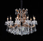 Gold plated traditional crystal Chandelier