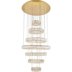 Bailey Street Home - 390-BEL-4181880 - Midland Furlong - 34 Inch 180W LED 7-Tier Chandelier
